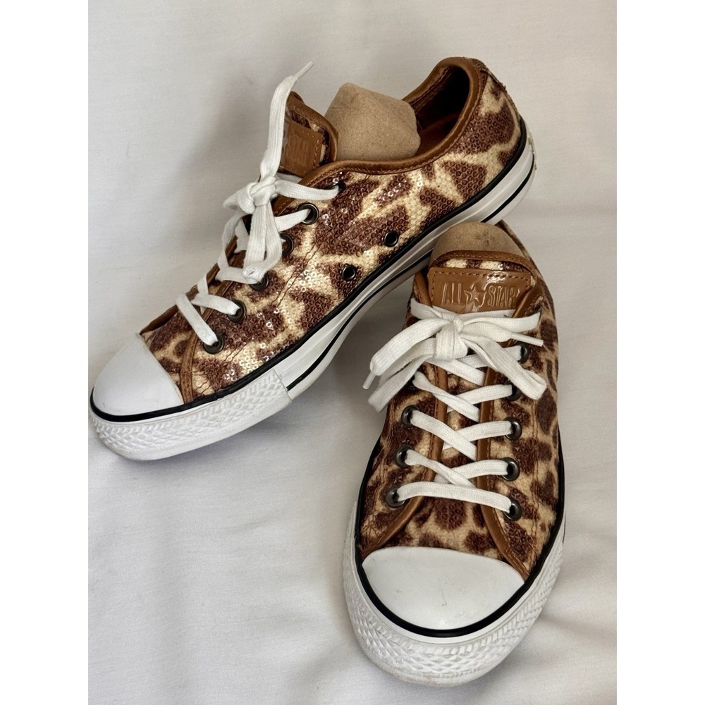 Converse Giraffe Sequin Ox Sneakers Unisex Mens 7